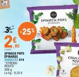 E.Leclerc SPINACH POPS ÉPINARDS offre