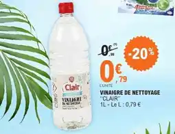 E.Leclerc VINAIGRE DE NETTOYAGE CLAIR offre