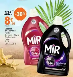 E.Leclerc LESSIVE 54 LAVAGES MIR offre