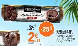 E.Leclerc MOELLEUX AU CHOCOLAT X2 offre