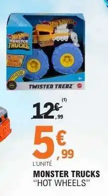 E.Leclerc Monster Trucks Hot Wheels offre