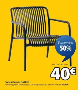 JYSK Fauteuil lounge nabben offre