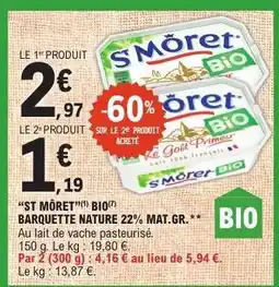 E.Leclerc ST MORET Bio offre