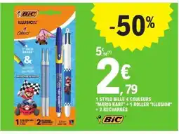 E.Leclerc BIC ILLUSION 4 Couleurs offre