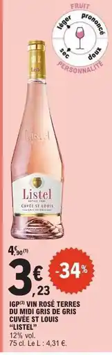 E.Leclerc Listel Cuvée St Louis offre