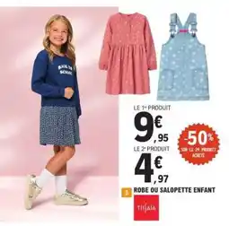 E.Leclerc ROBE OU SALOPETTE ENFANT offre
