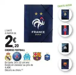 E.Leclerc Chemise Football offre