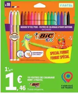 E.Leclerc BIC Kids Medium Tip Felt Pens offre