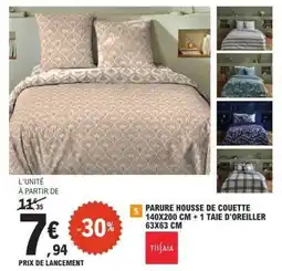 E.Leclerc Parure housse de couette offre