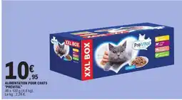 E.Leclerc ALIMENTATION POUR CHATS 'PREVITAL' offre