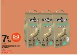 E.Leclerc ALLUME FEU LAINE DE BOIS FLAMINO offre