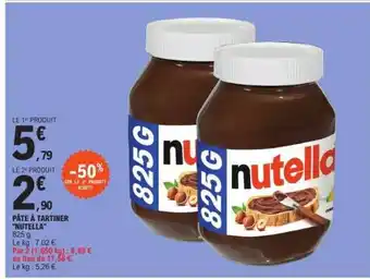 E.Leclerc Pâte À Tartiner Nutella offre