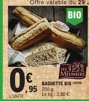 E.Leclerc BAGUETTE BIO offre