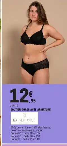E.Leclerc SOUTIEN-GORGE AVEC ARMATURE offre