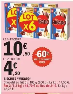 E.Leclerc Biscuits Mikado offre