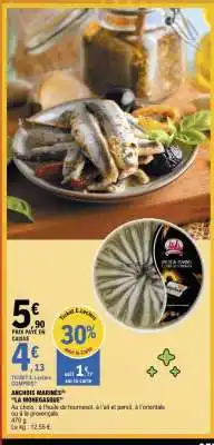 E.Leclerc ANCHOIS MARINÉS LA MOREGADE offre