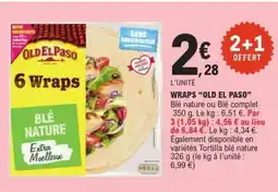 E.Leclerc WRAPS “OLD EL PASO” offre