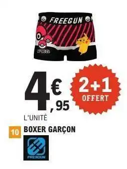 E.Leclerc Boxer garçon offre