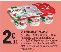 E.Leclerc La Faisselle Rians offre