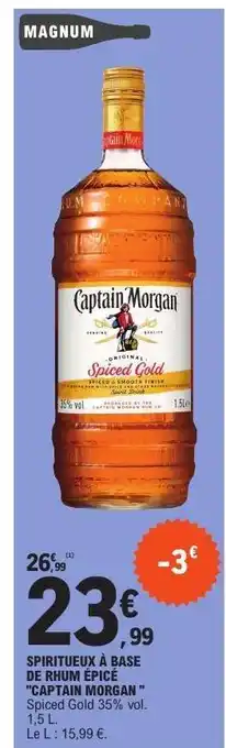 E.Leclerc Captain Morgan Spiced Gold offre