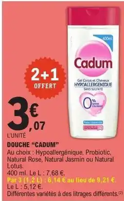 E.Leclerc DOUCHE “CADUM” offre