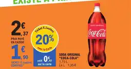 E.Leclerc SODA ORIGINAL COCA-COLA offre
