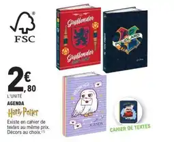E.Leclerc AGENDA Harry Potter offre