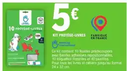 E.Leclerc KIT PROTÈGE-LIVRES offre
