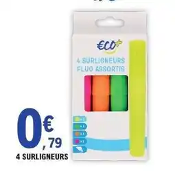 E.Leclerc 4 SURLIGNEURS offre