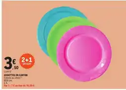 E.Leclerc Assiettes En Carton offre