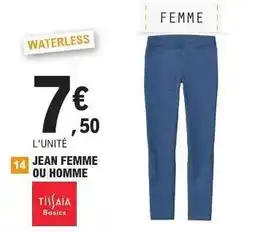 E.Leclerc JEAN FEMME OU HOMME offre