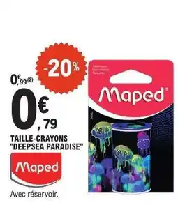 E.Leclerc Maped Taille-Crayons Deepsea Paradise offre