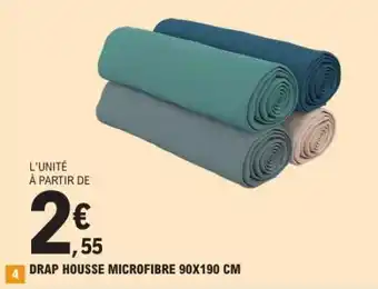 E.Leclerc Drap Housse Microfibre 90x190 cm offre