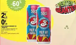 E.Leclerc BIÈRE BROOKLYN BREWERY IPA BROOKLYN offre