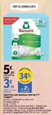 E.Leclerc Tablettes lave-vaisselle tout en 1 offre