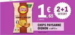 E.Leclerc CHIPS PAYSANNE OIGNON LAY'S offre