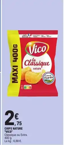 E.Leclerc Chips nature VICO offre