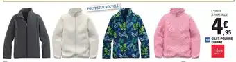 E.Leclerc Gilet polaire enfant offre
