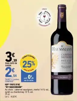 E.Leclerc IGP PAYS D'OC BY HAUSSMANN offre