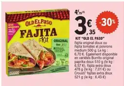E.Leclerc Kit 'Old El Paso' offre