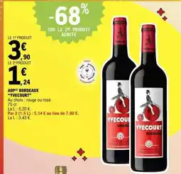 E.Leclerc AOP Bordeaux Yvecourt offre