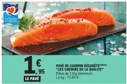 E.Leclerc PAVÉ DE SAUMON DÉSARÊTÉ offre