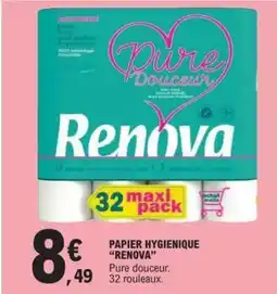 E.Leclerc Papier hygiénique RENOVA offre