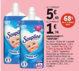 E.Leclerc SOUPLINE Adoucissant offre