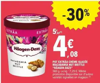 E.Leclerc Häagen-Dazs Macadamia Nut Brittle offre