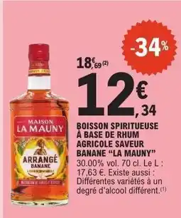 E.Leclerc MAISON LA MAUNY ARRANGÉ BANANE offre