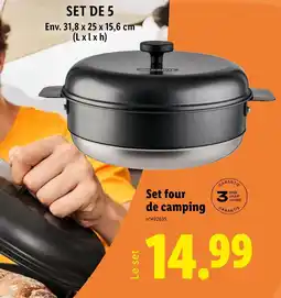 Lidl Set four de camping offre