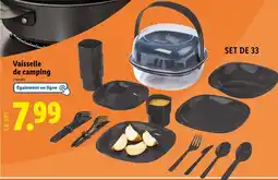Vaisselle de camping