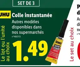 Lidl UHU Colle instantanée offre