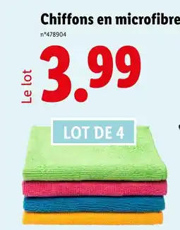Lidl Chiffons en microfibre offre